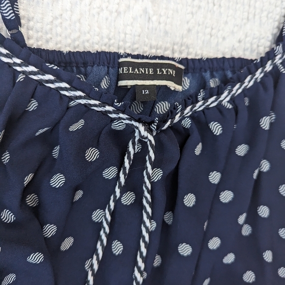 Melanie Lyne║Polka Dot Print Tank║Size 12 - Picture 4 of 5